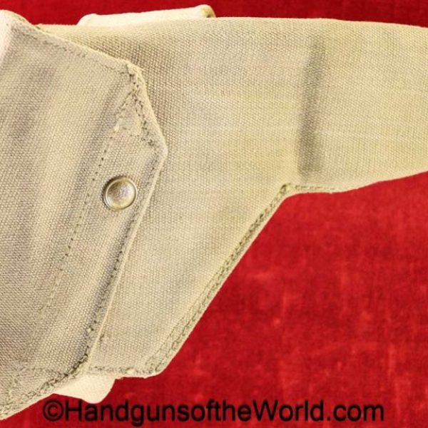 Enfield, No2, MKI*, Revolver, Holster, with Belt, Tan, canvas, with brass fittings, Bagcraft Ltd-1943, original, collectible, 1943, British, English