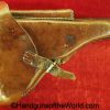 Luger, P.08, Holster, Dated, 1915, brown, leather, hard shell, N. Burghard-Pasing-AWM15, 1915, original, collectible, German, Germany, WWI, WW1, P08, P 08