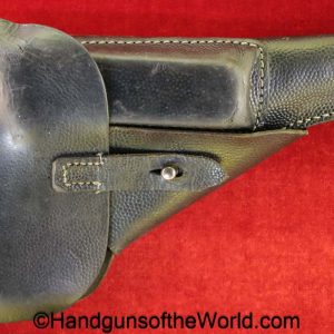 Walther, P-38, Holster, WWII, Era, Black, leather, breakaway, German, WW2, CXB4, 1944, 4, cxb, original, collectible, Germany, P38, P 38, P.38, handgun