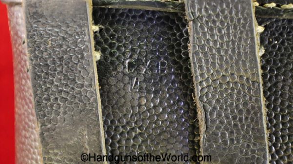 Walther, P-38, Holster, WWII, Era, Black, leather, breakaway, German, WW2, CXB4, 1944, 4, cxb, original, collectible, Germany, P38, P 38, P.38, handgun