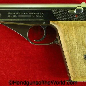 Mauser, HSc, 7.65mm, Late War, German, Outstanding, Germany, WWII, WW2, handgun, pistol, C&R, collectible, pocket, 7.65, 32, .32, acp, auto