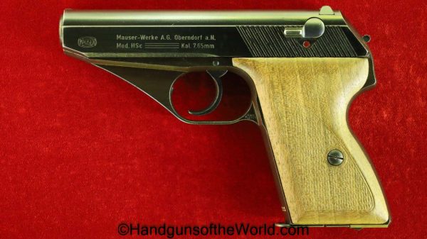 Mauser, HSc, 7.65mm, Late War, German, Outstanding, Germany, WWII, WW2, handgun, pistol, C&R, collectible, pocket, 7.65, 32, .32, acp, auto