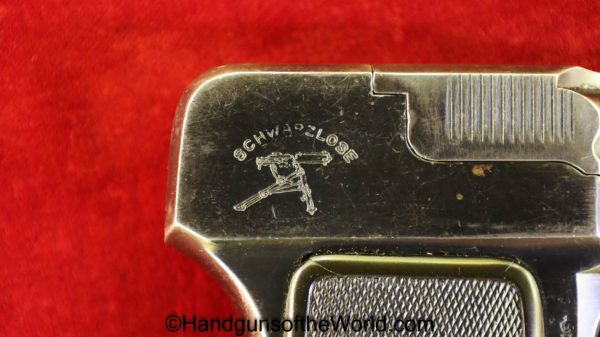 Schwarzlose, 1908, 7.65mm, Blow-Forward, Germany, German, handgun, pistol, C&R, collectible, blow forward, 7.65, 32, .32, acp, auto, pocket, model