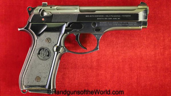 Beretta, Model 92FS, 9mm, with Case, Cased, handgun, pistol, modern, collectible, 92, 92FS, FS, Model, hand gun, Centurion, 92 FS, 92-FS