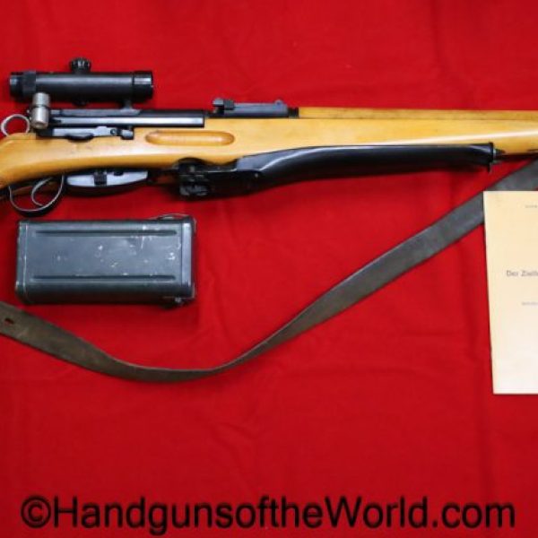 Swiss, ZFK 31/55, Sniper, 7.5mm, Matching Scope, Matching Scope Can, rifle, C&R, collectible, ZFK, 55, 31, 31/55, Switzerland, 7.5, ZFK 55, ZFK-55
