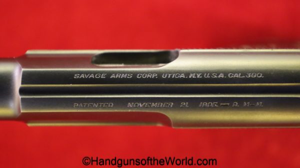 Savage, 1917, .380, Late Variation, Mint, handgun, pistol, C&R, collectible, pocket, 380, model, Model 1917, American, Americana, America, US, USA