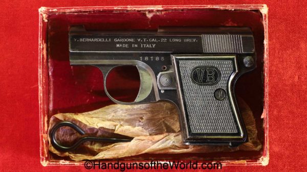 Bernardelli, VB, Auto, .22 Long, Vest Pocket, with Box, Boxed, 22, .22, L, Long, Italy, Italian, handgun, pistol, C&R, collectible, 1967, VP, VB Auto