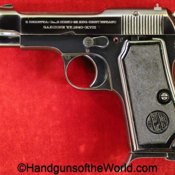 Beretta, 1934, .380, Full Rig, with WWII Airforce Capture Paper, WWII, WW2, Capture Paper, 380, handgun, pistol, C&R, collectible, WWII, WW2, 1940, model