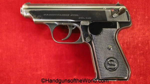 Sauer, 38H, 7.65mm, SA der NSDAP, Full Rig, German, Germany, handgun, pistol, C&R, collectible, WWII, WW2, Gruppe Thüringen, 38, h, pocket, 32, .32, 7.65