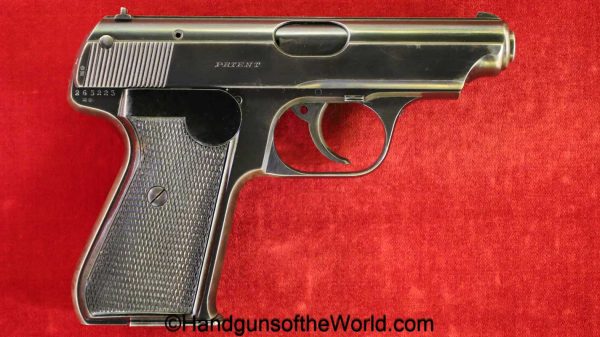 Sauer, 38H, 7.65mm, SA der NSDAP, Full Rig, German, Germany, handgun, pistol, C&R, collectible, WWII, WW2, Gruppe Thüringen, 38, h, pocket, 32, .32, 7.65