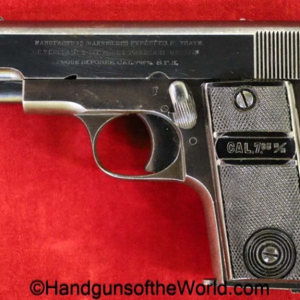 Unique, Model 16, 7.65mm, German, WWII, WW2, Germany, handgun, pistol, C&R, collectible, pocket, 7.65, 32, .32, acp, auto, 16, Model, rare, French, France