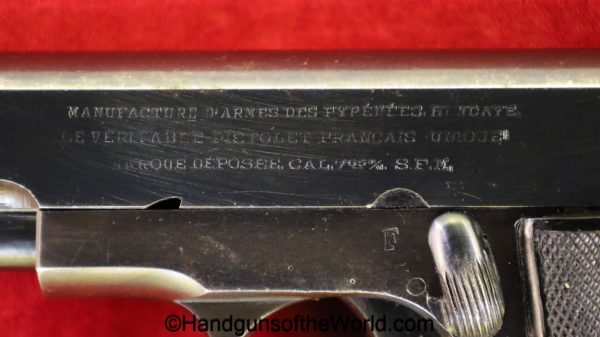 Unique, Model 16, 7.65mm, German, WWII, WW2, Germany, handgun, pistol, C&R, collectible, pocket, 7.65, 32, .32, acp, auto, 16, Model, rare, French, France