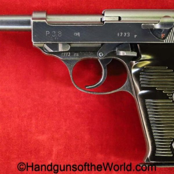 Spreewerk, P-38, 9mm, German, WWII, WW2, Germany, handgun, pistol, C&R, collectible, Walther, cyq, P38, P 38, P.38, classic, historic, vintage, hand gun