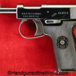 H&R, Self Loading, .32acp, 32, .32, acp, auto, 7.65, 7.65mm, pocket, handgun, pistol, C&R, collectible, Self-Loading, American, America, Americana, US, USA