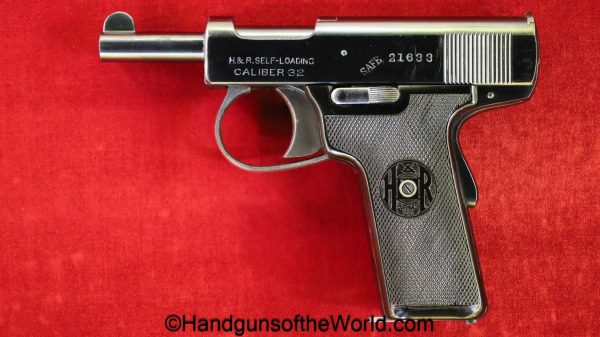 H&R, Self Loading, .32acp, 32, .32, acp, auto, 7.65, 7.65mm, pocket, handgun, pistol, C&R, collectible, Self-Loading, American, America, Americana, US, USA