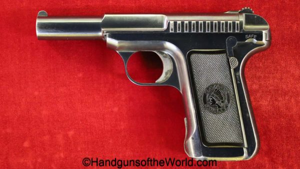 Savage, 1907, .32acp, High Polish Blue, American, Americana, handgun, pistol, C&R, collectible, 32, .32, acp, auto, 7.65, 7.65mm, pocket, model