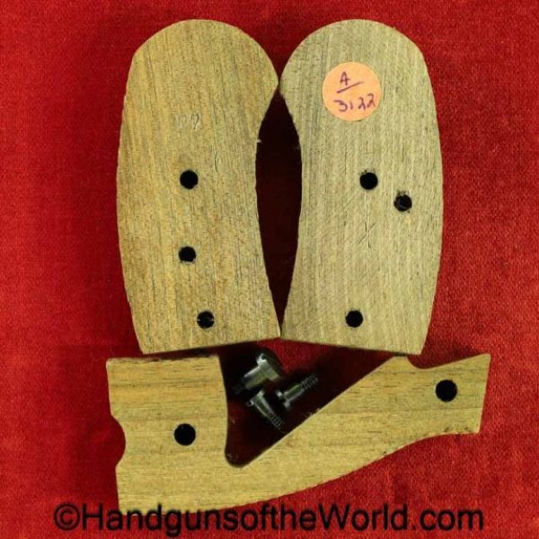 Russian, 1895, Nagant, Revolver, Grips, Grip, original, collectible, Soviet, USSR, Soviet Union, Arsenal Replacement, handgun, hand gun, pair, set, with screws