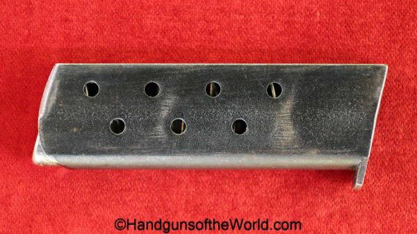 Walther, Model 8, 6.35mm, Magazine-Clip, magazine, mag, clip, original, collectible, German, Germany, 8, Model, 6.35, 25, .25, acp, auto, VP, Vest Pocket