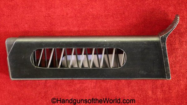 Beretta, 1934, .380, Magazine, Clip, Mag, Original, Collectible, Handgun, Pistol, Italy, Italian, 380, acp, auto, Finger Extension, 9mm, WWII, WW2, Era