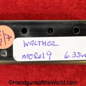 Walther, Model 9, 6.35mm, Magazine-Clip, magazine, mag, clip, original, collectible, German, Germany, 9, Model, 6.35, 25, .25, acp, auto, VP, Vest Pocket