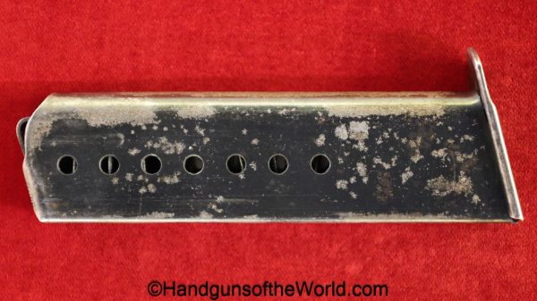 Walther, P-38, 9mm, WWII, Era, Magazine-Clip, Magazine, Mag, Clip, Original, Collectible, German, Germany, P38, P.38, P 38, WW2, Handgun, Pistol, Hand gun