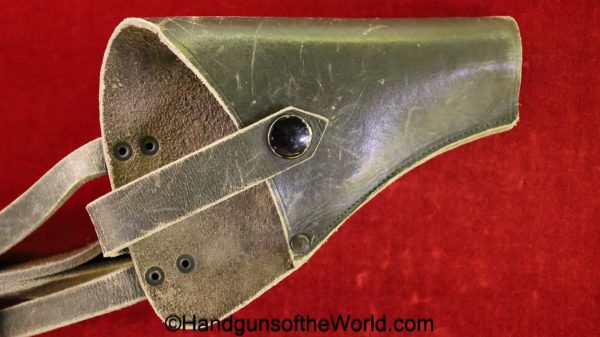 Beretta, 1934, 1935, Shoulder Holster, WWII, Era, green, leather, original, collectible, WW2, Italian, Italy, model, handgun, pistol, real, vintage, old