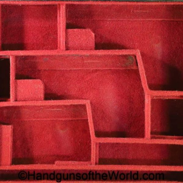 Colt, 1903, 1908, Pistol, Case, black, leather, red felt lining, vintage, collectible, VP, Vest Pocket, Pocket, Hammerless, N, M, Model, handgun