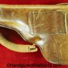 CZ-27, Holster, German, WWII, Dated, 1942, Tan, leather, original, collectible, Germany, WW2, CZ, 27, CZ27, CZ 27, handgun, pistol, Czech, Czechoslovakia