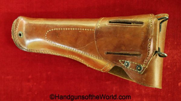 Colt, 1911A1, Holster, WWII, Era, WW2, Russett, leather, US, Sears, original, collectible, 1911, 45, .45, USA, American, Americana, America, acp, auto