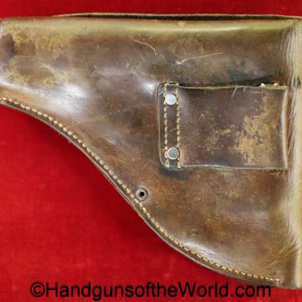 Femaru, 37M, Holster, Hungarian, pattern, brown, leather, original, collectible, Hungary, M37, hand gun, handgun, pistol, dual, magazine, mag, pouch