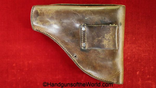 Femaru, 37M, Holster, Hungarian, pattern, brown, leather, original, collectible, Hungary, M37, hand gun, handgun, pistol, dual, magazine, mag, pouch