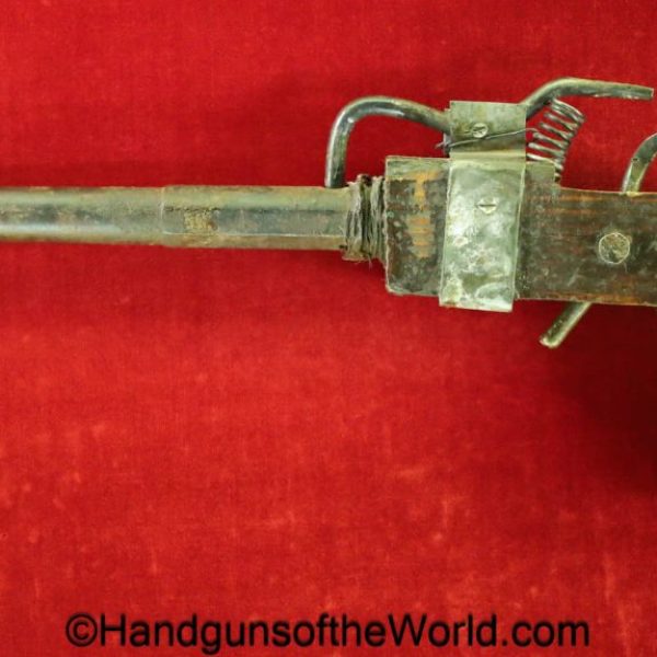 Japanese, National Defense, Pistol, 11mm, with Display Board, Japan, WWII, WW2, handgun, single shot, collectible, non-FFL, non FFL, Japanese National Defense Pistol