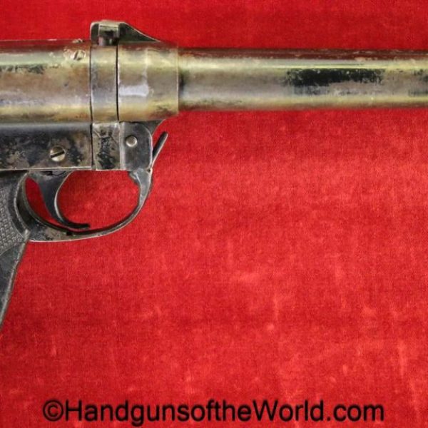 Japanese, Type 4, 20mm, Double Barrel, Flare Pistol, Japan, WWII, WW2, Navy, Naval, handgun, pistol, flare, collectible, Non FFL, Non-FFL, Double, Barrel, 4