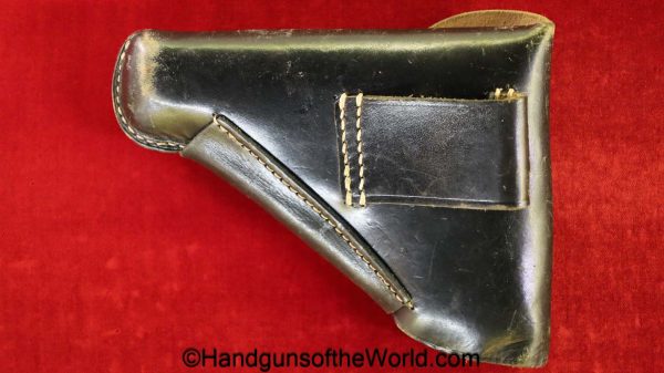 Mauser, HSc, Holster, Dated, 1944, Black, Leather, breakaway, JHG44, German, WaA41, Germany, WWII, WW2, original, collectible, jhg, 44, jhg 44, WaA 41