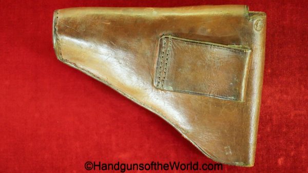 Mauser, 1910/34, Holster, Brown, leather, German, WWII, WW2, Germany, handgun, pistol, original, collectible, 1910, 1934, 34, model, hand gun