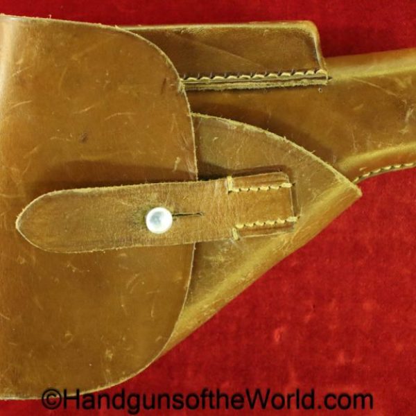 Walther, PPk, Holster, WWII, SS, Pattern, brown, leather, breakaway, original, collectible, WW2, handgun, pistol, contract, German, Germany, hand gun