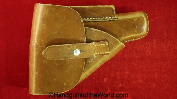Walther, PPk, Holster, WWII, SS, Pattern, brown, leather, breakaway, original, collectible, WW2, handgun, pistol, contract, German, Germany, hand gun