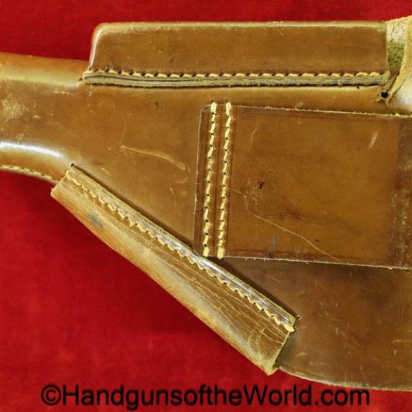Walther, PPk, Holster, WWII, SS, Pattern, brown, leather, breakaway, original, collectible, WW2, handgun, pistol, contract, German, Germany, hand gun