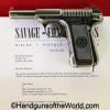 Savage, 1907, .32acp, French Contract, with Factory Letter, French, France, WWI, WW1, handgun, pistol, C&R, collectible, pocket, 32, .32, acp, auto, 7.65