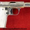 Astra, 3003, 7.65mm, Factory Engraved, Silver Finish, with Holster, 3000, Spain, Spanish, handgun, pistol, C&R, collectible, pocket, 1953, factory silver