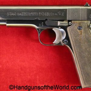 Star, Model B, 9mm, WWII, Era, WW2, B, Bulgarian, Bulgaria, Model, Spain, Spanish, handgun, pistol, C&R, collectible, 1943, B-Number, B #, vintage