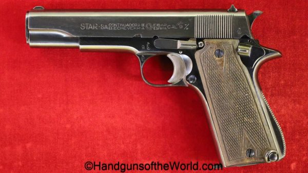 Star, Model B, 9mm, WWII, Era, WW2, B, Bulgarian, Bulgaria, Model, Spain, Spanish, handgun, pistol, C&R, collectible, 1943, B-Number, B #, vintage