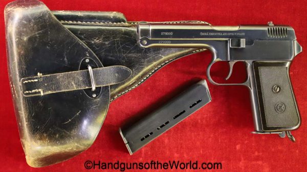 CZ-38, .380, German, WWII, Full Rig, Cool Number, German, handgun, pistol, C&R, collectible, WW2, CZ, 38, CZ38, CZ 38, 380, with holster, Czech, acp, auto
