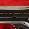 Beretta, 1923, 9mm, Italian, RE Proofed, with a Stock Slot, Slotted, Italy, military, handgun, pistol, C&R, collectible, model, Stock Slot, hand gun