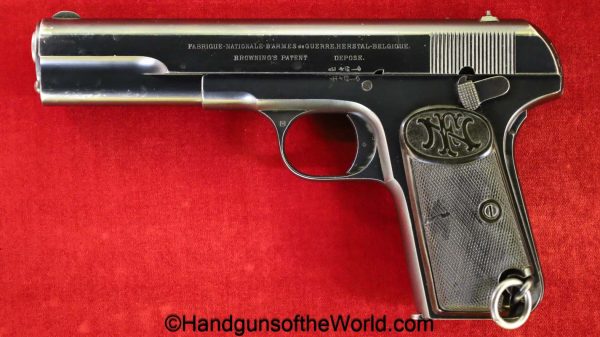 FN, Browning, 1903, 9mm, Swedish, Military, Inscribed, with Matching Holster, Sweden, handgun, pistol, C&R, collectible, Matching Holster, Long