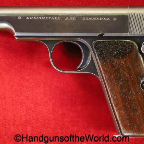 Rheinmetall, Pocket, 7.65mm, Full Rig, German, Germany, handgun, pistol, C&R, collectible, 7.65, 32, .32, acp, auto, Neu Modell, New Model, Dreyse