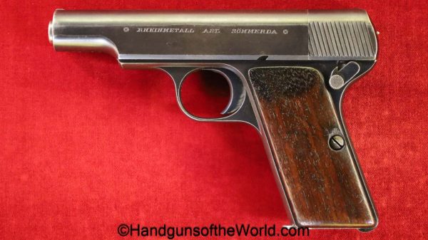 Rheinmetall, Pocket, 7.65mm, Full Rig, German, Germany, handgun, pistol, C&R, collectible, 7.65, 32, .32, acp, auto, Neu Modell, New Model, Dreyse