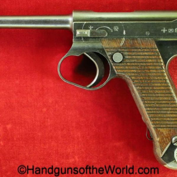 Nambu, Type 14, 8mm, 19.10, Date, WWII, Japanese, Japan, WW2, handgun, pistol, C&R, collectible, 1944, October, Type, 14, T-14, T14, hand gun