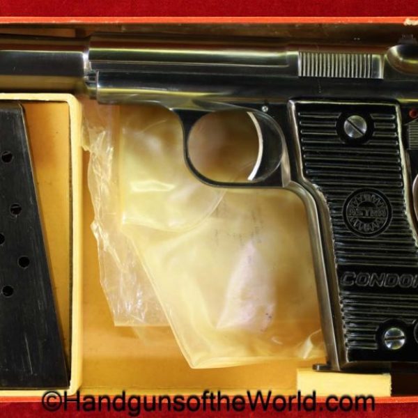 Astra, 800, Condor, 9mm, Mint, in Box, Spain, Spanish, handgun, pistol, C&R, collectible, 1958, Swiss, Switzerland, Glaser, model, Boxed, with Box