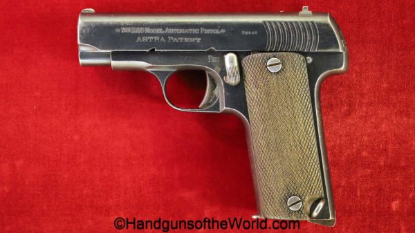 Esperanza y Unceta, Astra, 1916, 7.65mm, model, Spain, Spanish, handgun, pistol, C&R, collectible, Ruby, pocket, 7.65, 32, .32, acp, auto, hand gun